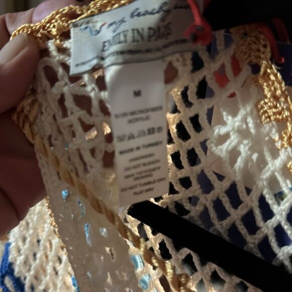 248.00 NWT MY BEACHEY SIDE RIMA SCALLOPED TOP NWT MEDIUM - Picture 11 of 11